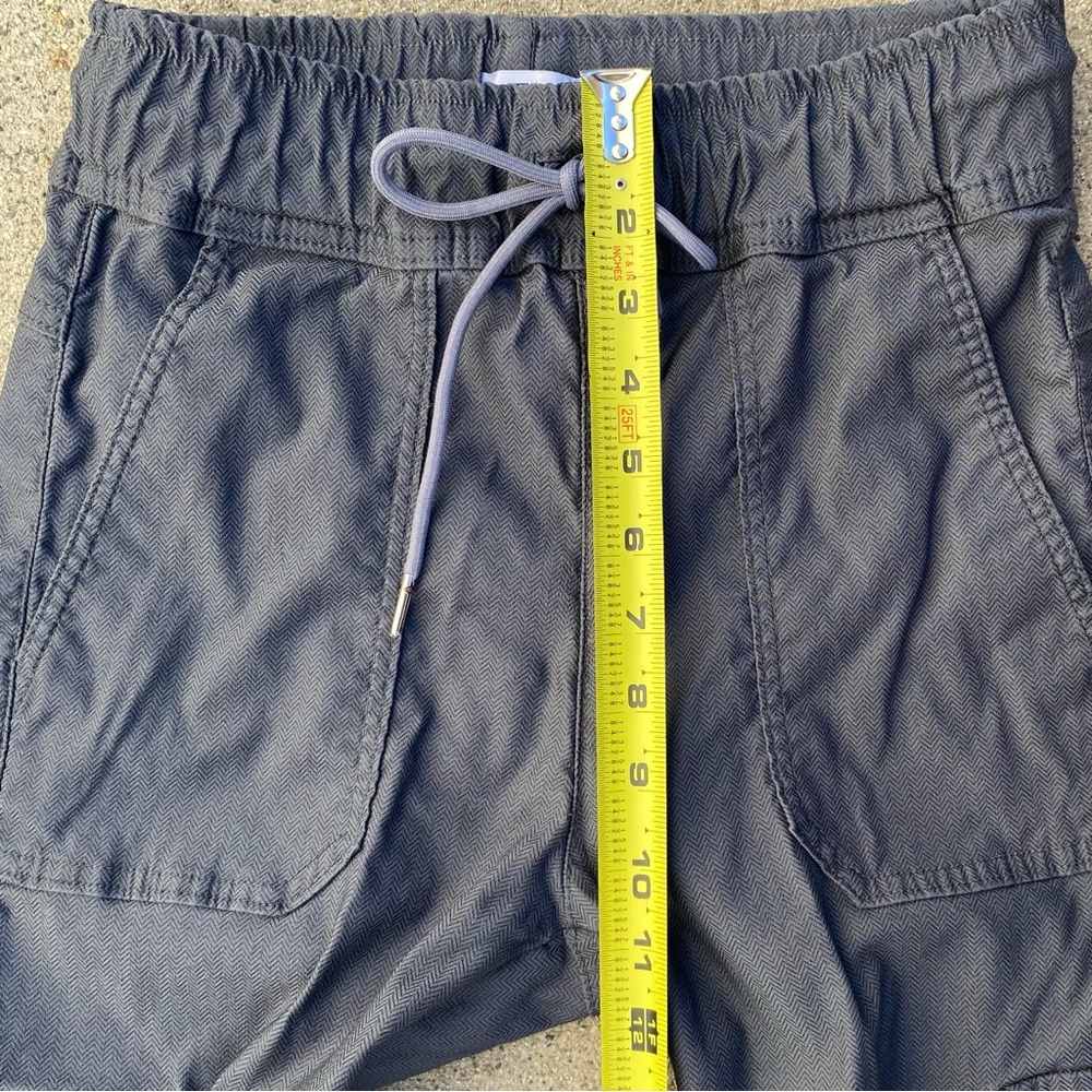 BEVY FLOG Gaya Cargo Blue/Gray Herringbone Womens Sz 25 Jogger Pants - Picture 9 of 12